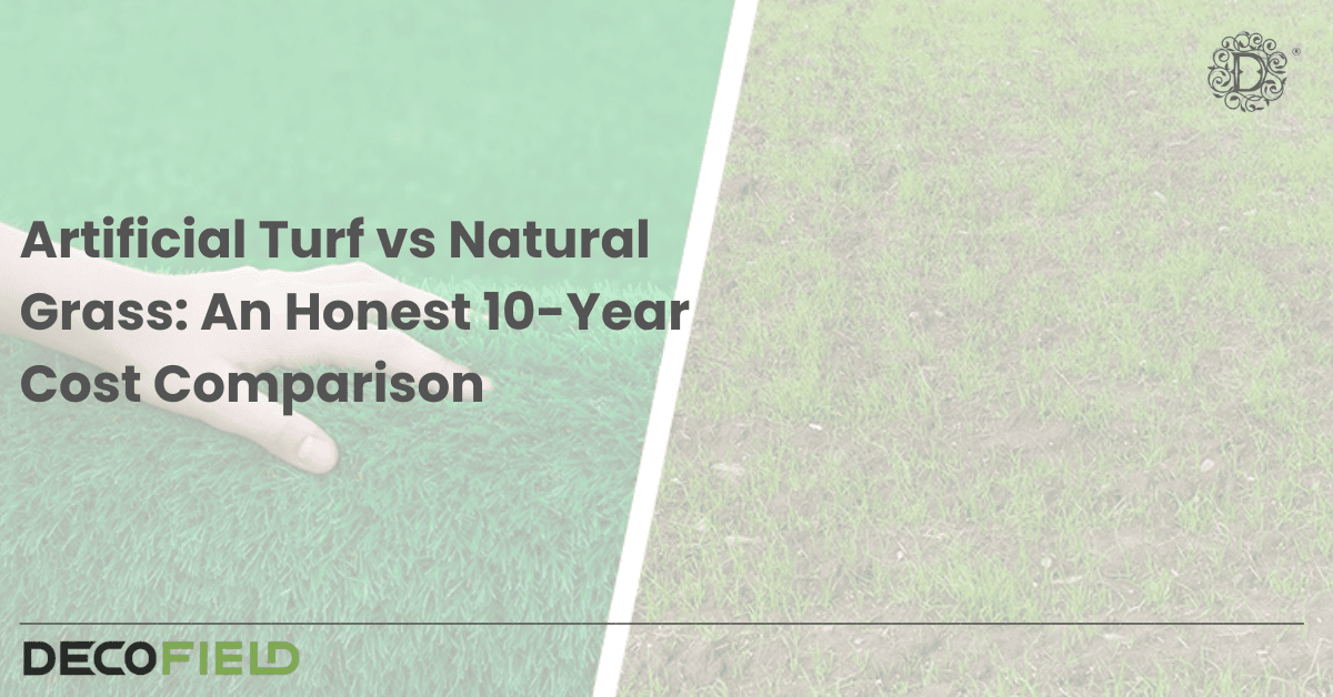Artificial Turf vs Natural Grass: An Honest 10-Year Cost Comparison